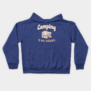 Camping Therapy T-shirt Kids Hoodie